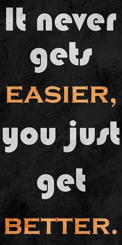 Get Better 1 Black Ornate Wood Framed Art Print with Double Matting by Prime, Marcus