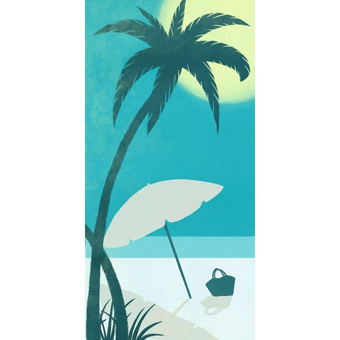 Coastal Fun 5 White Modern Wood Framed Art Print by Prime, Marcus