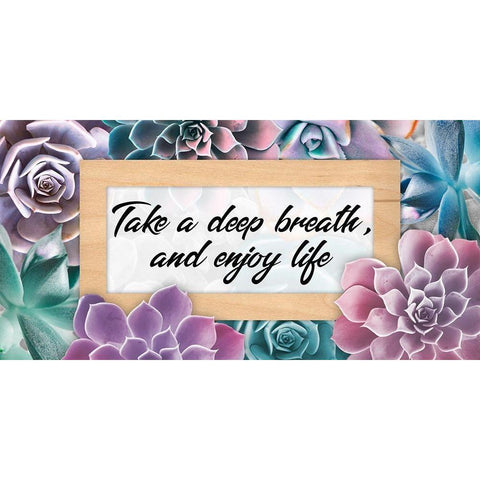 Deep Breaths 1 Black Modern Wood Framed Art Print with Double Matting by Prime, Marcus