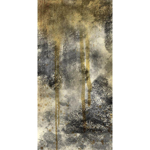 Industrial Splash 1 Gold Ornate Wood Framed Art Print with Double Matting by Prime, Marcus