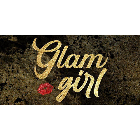 Glam Girl 2 Gold Ornate Wood Framed Art Print with Double Matting by Prime, Marcus