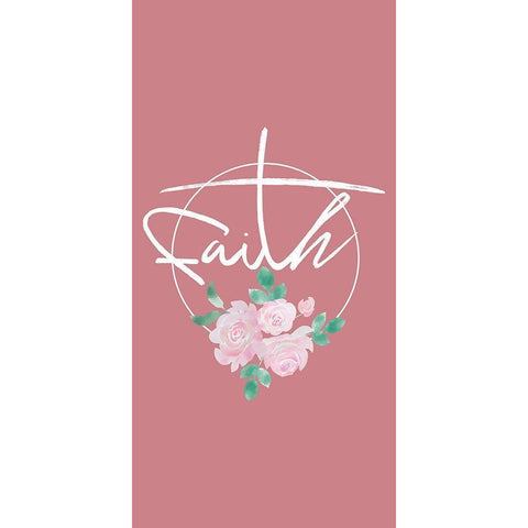 Beautiful Faith Gold Ornate Wood Framed Art Print with Double Matting by Prime, Marcus