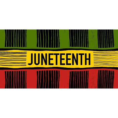 Juneteenth Cloth White Modern Wood Framed Art Print by Prime, Marcus