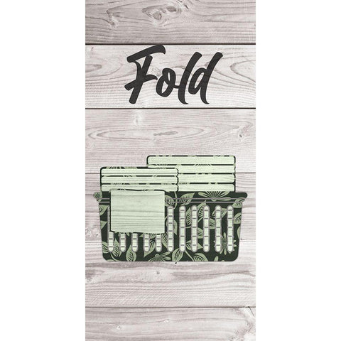 Fold Wood Black Modern Wood Framed Art Print by Prime, Marcus
