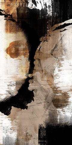 Golden Distressed 2 Black Ornate Wood Framed Art Print with Double Matting by Prime, Marcus