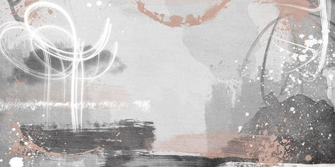 Blush Rush 1 Black Ornate Wood Framed Art Print with Double Matting by Prime, Marcus