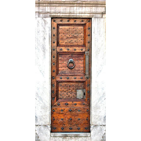 Welcoming Door White Modern Wood Framed Art Print by Prime, Marcus