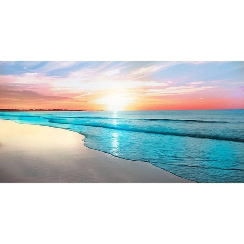 Marvelous Sunrise Black Modern Wood Framed Art Print with Double Matting by Prime, Marcus