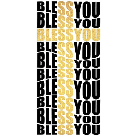 Bless You White Modern Wood Framed Art Print by Prime, Marcus