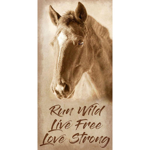 Live Free 1 Gold Ornate Wood Framed Art Print with Double Matting by Prime, Marcus