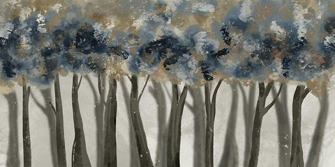 Enchanted Forest 1 White Modern Wood Framed Art Print with Double Matting by Prime, Marcus
