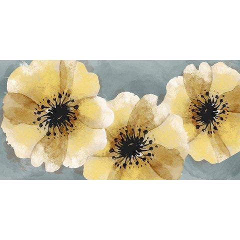 Sunshine Trio 1 Gold Ornate Wood Framed Art Print with Double Matting by Prime, Marcus