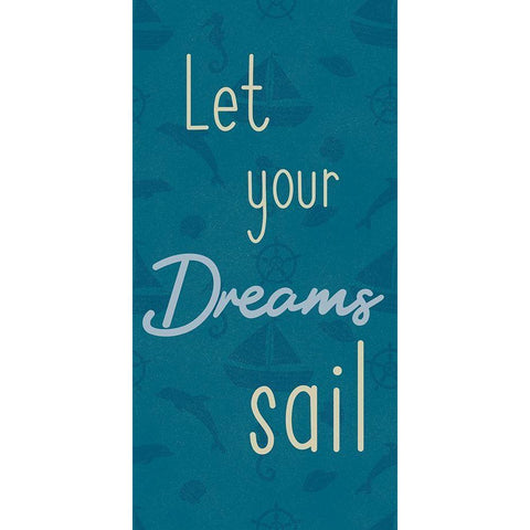 Dreams Sail 1 White Modern Wood Framed Art Print by Prime, Marcus