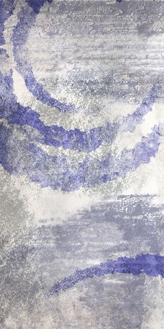 Vanishing Swirls 2 Black Ornate Wood Framed Art Print with Double Matting by Prime, Marcus