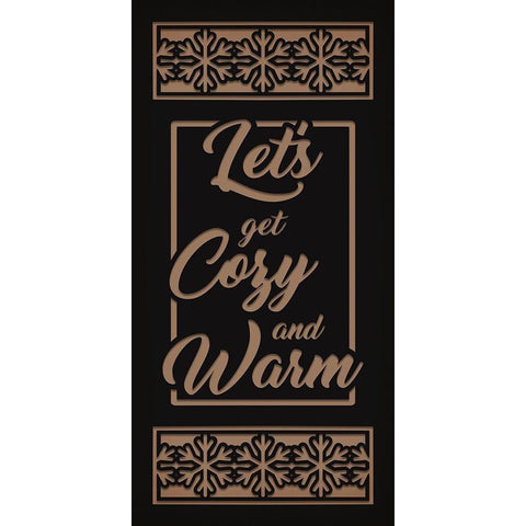 Cozy And Warm Black Modern Wood Framed Art Print by Prime, Marcus