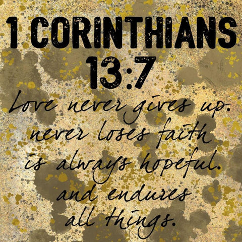 Love Endures Black Modern Wood Framed Art Print by Prime, Marcus