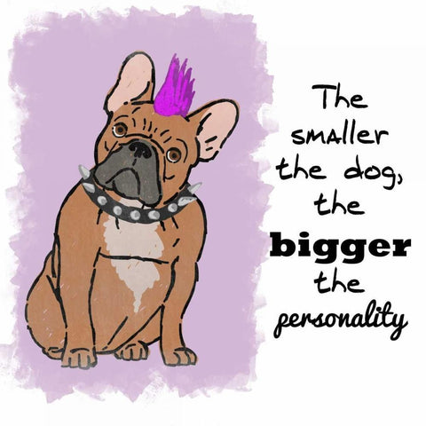 Big Personality Gold Ornate Wood Framed Art Print with Double Matting by Prime, Marcus