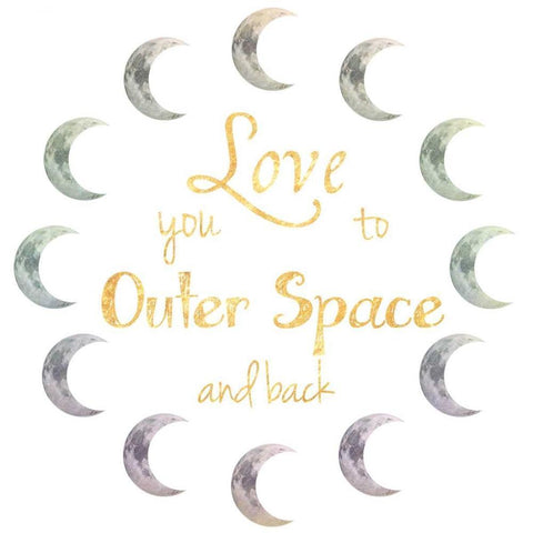 Outer Space And Back 2 Black Modern Wood Framed Art Print by Prime, Marcus