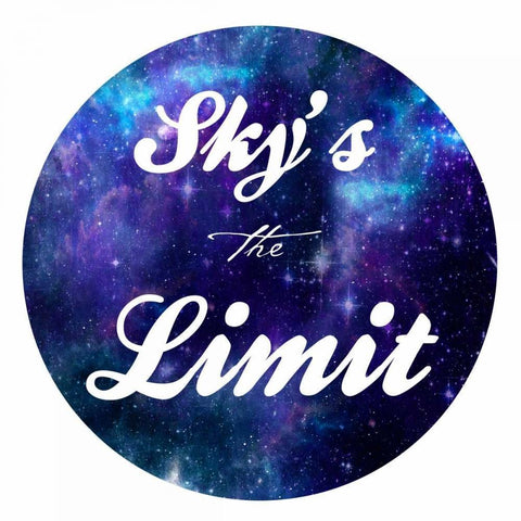 Skies The Limit Black Modern Wood Framed Art Print by Prime, Marcus