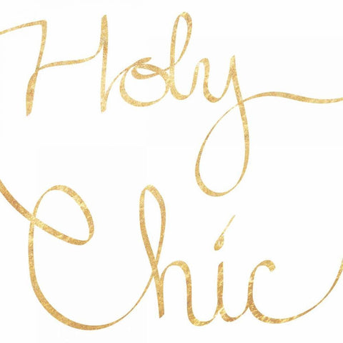 Holy Chic Black Modern Wood Framed Art Print with Double Matting by Prime, Marcus