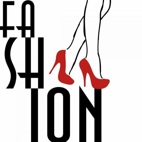 Fashion Strut Black Modern Wood Framed Art Print with Double Matting by Prime, Marcus