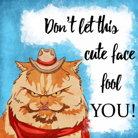 Fooled Cuteness Black Modern Wood Framed Art Print by Prime, Marcus