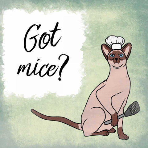 Got Mice Black Ornate Wood Framed Art Print with Double Matting by Prime, Marcus