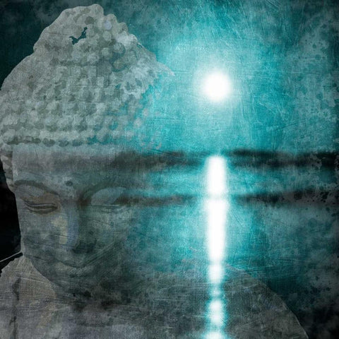 Spiritual Dawn Gold Ornate Wood Framed Art Print with Double Matting by Prime, Marcus