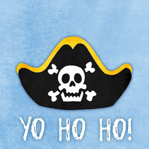 Yo Ho Ho Black Modern Wood Framed Art Print with Double Matting by Prime, Marcus