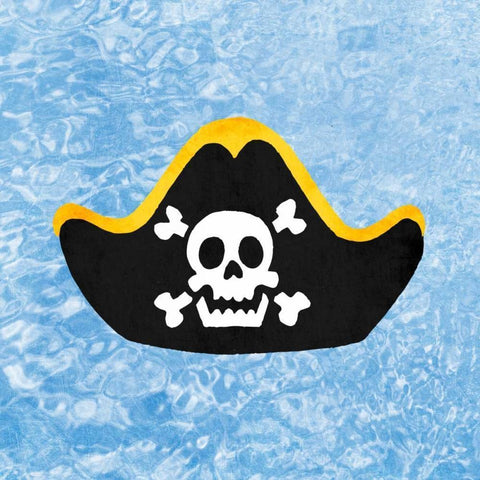 Pirates Hat Black Modern Wood Framed Art Print by Prime, Marcus