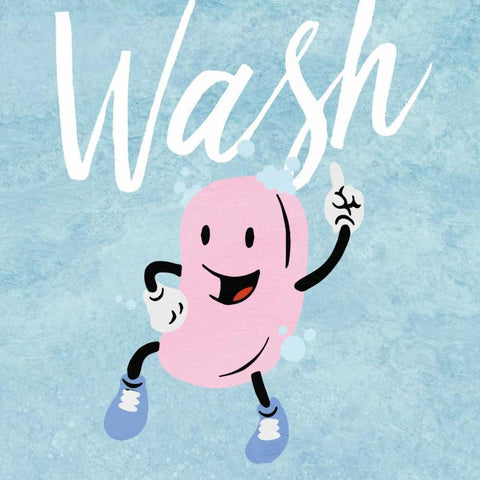 Soap Dance White Modern Wood Framed Art Print with Double Matting by Prime, Marcus