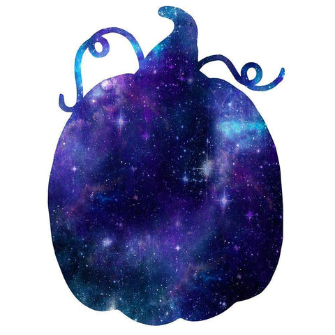 Celestial Pumpkin Black Modern Wood Framed Art Print by Prime, Marcus