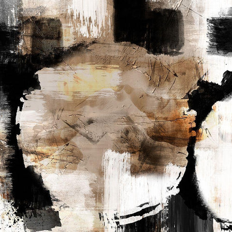 Deep Distress 2 Black Ornate Wood Framed Art Print with Double Matting by Prime, Marcus