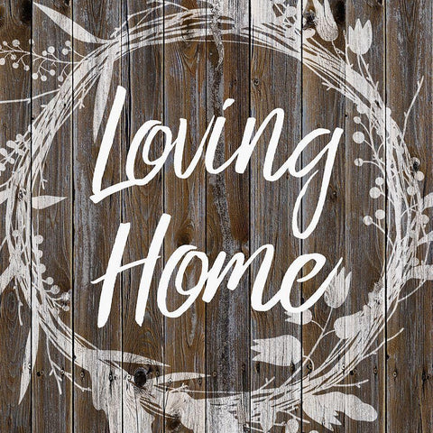 Loving Home 2 Black Modern Wood Framed Art Print by Prime, Marcus