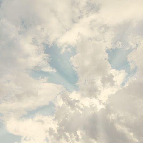 Heavens View White Modern Wood Framed Art Print by Prime, Marcus