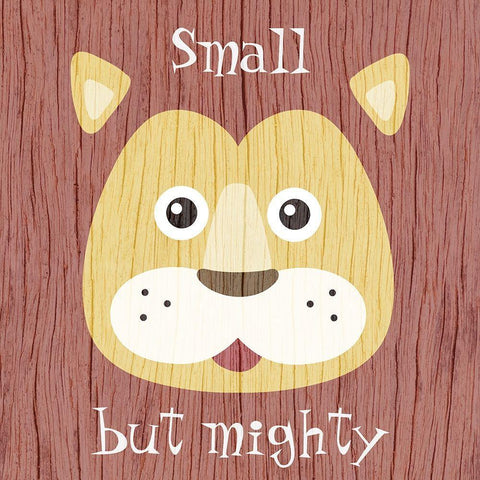 Mighty Small 1 Black Ornate Wood Framed Art Print with Double Matting by Prime, Marcus