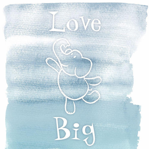 Love Big Black Modern Wood Framed Art Print with Double Matting by Prime, Marcus