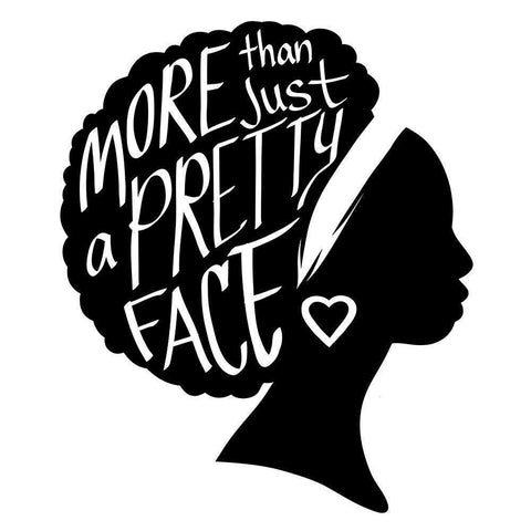 Pretty Face 1 White Modern Wood Framed Art Print by Prime, Marcus