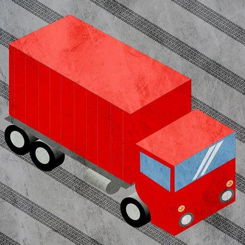 Moving Traffic 3 Black Modern Wood Framed Art Print by Prime, Marcus