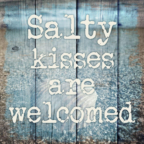 Salty Kisses 1 White Modern Wood Framed Art Print by Prime, Marcus