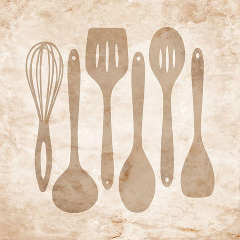 Kitchen Tools 2 Gold Ornate Wood Framed Art Print with Double Matting by Prime, Marcus