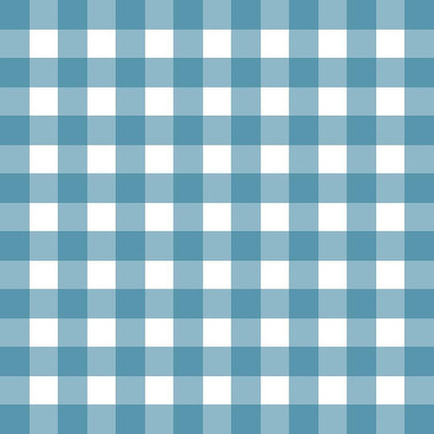 Gingham Pattern 3 White Modern Wood Framed Art Print by Prime, Marcus