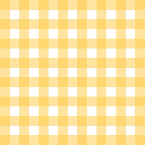 Gingham Pattern 4 White Modern Wood Framed Art Print by Prime, Marcus
