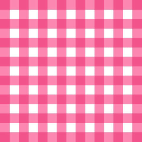 Gingham Pattern 5 White Modern Wood Framed Art Print by Prime, Marcus