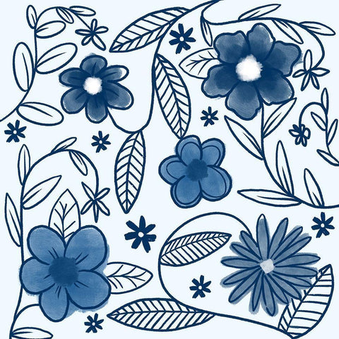Thriving Beauty 1 White Modern Wood Framed Art Print by Prime, Marcus