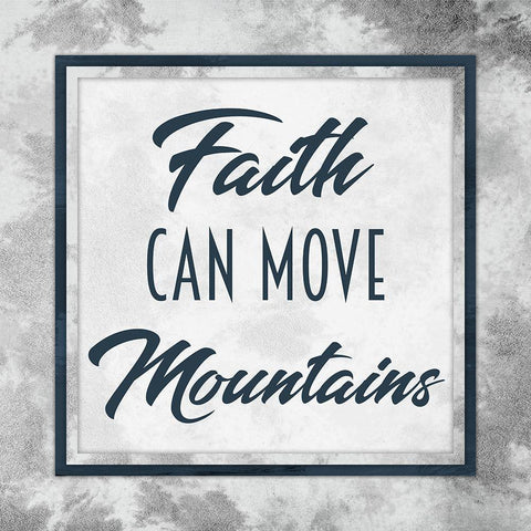 Move Mountains White Modern Wood Framed Art Print by Prime, Marcus