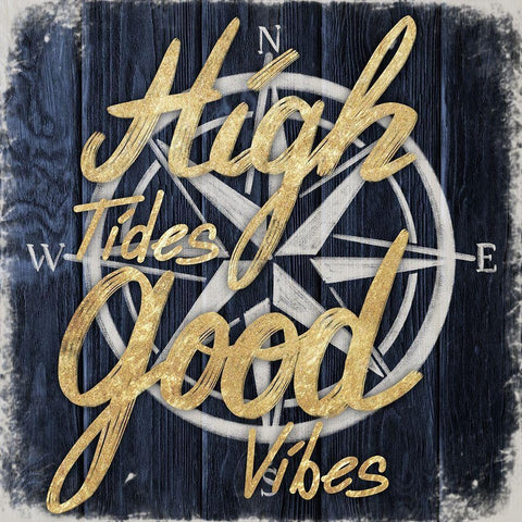 Good Vibes 1 White Modern Wood Framed Art Print with Double Matting by Prime, Marcus