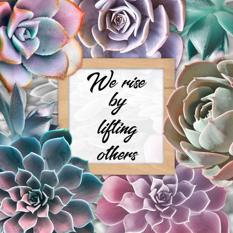 Lift Others 1 White Modern Wood Framed Art Print by Prime, Marcus