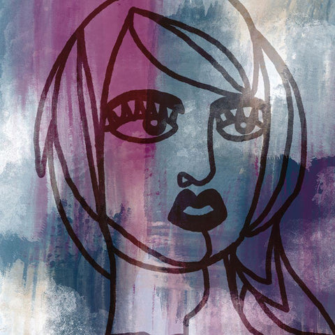 Mademoiselle 1 White Modern Wood Framed Art Print by Prime, Marcus