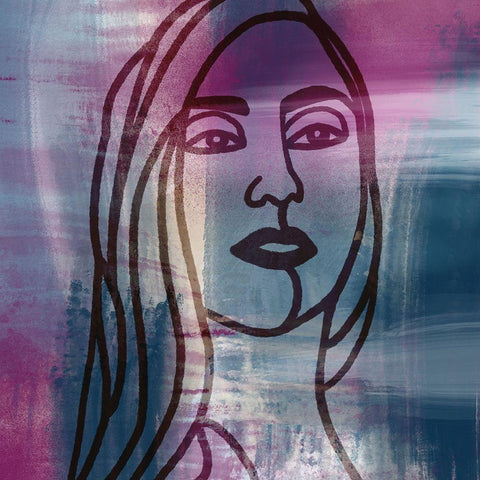 Mademoiselle 2 Black Modern Wood Framed Art Print by Prime, Marcus